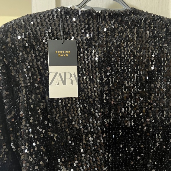 Zara black blazer dress - Picture 3 of 4